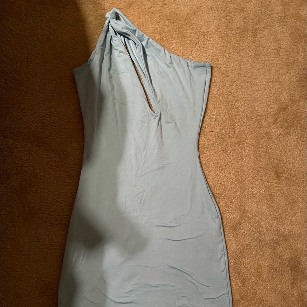 Baby Blue Mini Dress